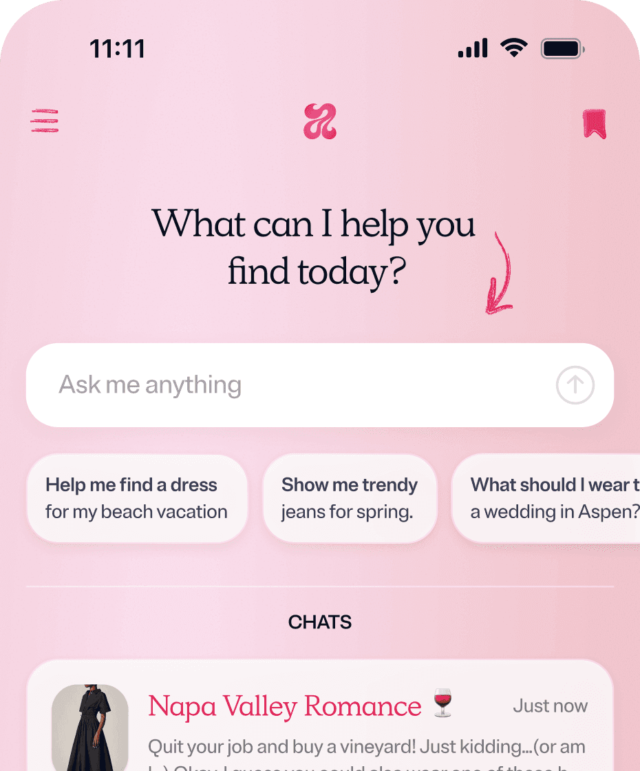 Astrid App in a mobile photo: What can I help you find today?